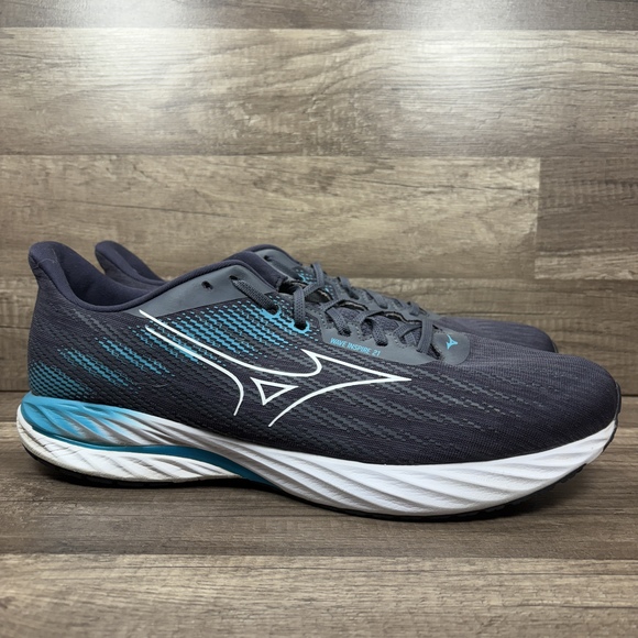 Mizuno Other - Mizuno Wave Inspire 21 Blue Gray Mens US Size 16 Wide 411492.9W00 Running Shoes